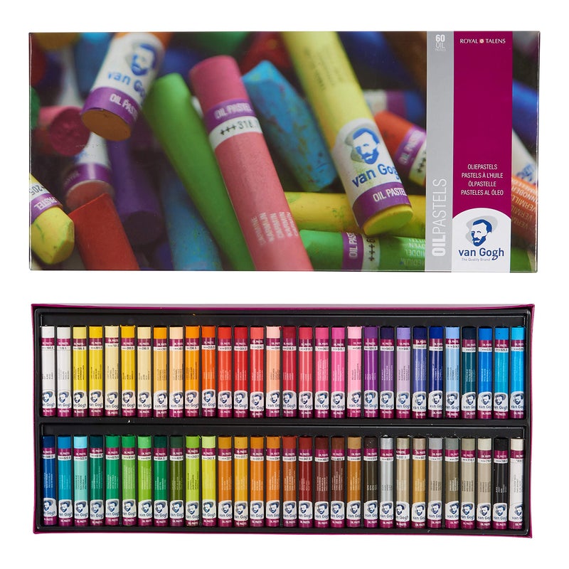 Van Gogh Oil Pastel, Round Full Stick, 60-Piece Set - Image 2
